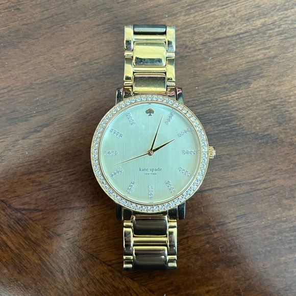 Kate Spade Live Colorfully Women’s Gold Watch 3ATM Water Resistant - Picture 3 of 6